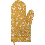 Mustard Yellow Flors Quilted Oven Glove – Provencal Design