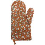 Brick Volutes Quilted Oven Glove – Provencal Design