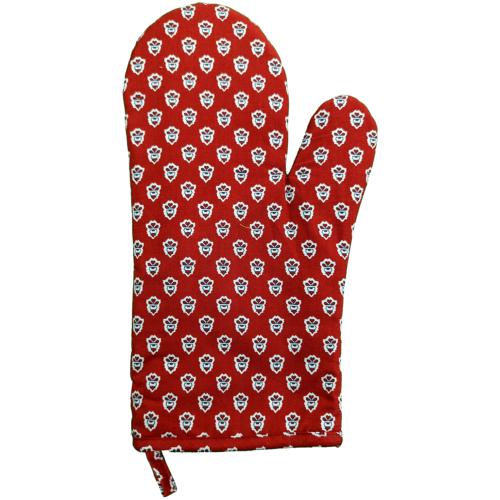 Red Bonis Quilted Oven Glove – Provencal Design