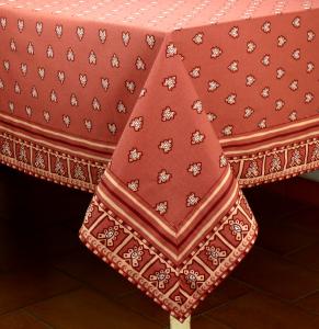Provencal Rectangle Tablecloth Bric "Roussillon" 67x 88,5"