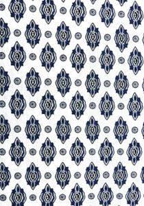 “White Calissons”, Provencal cotton country fabric 67